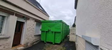 Location de benne pour vider une maison
